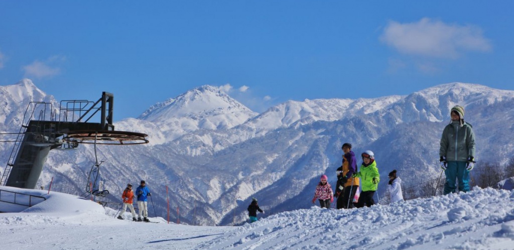 top of the itoigawa mountains