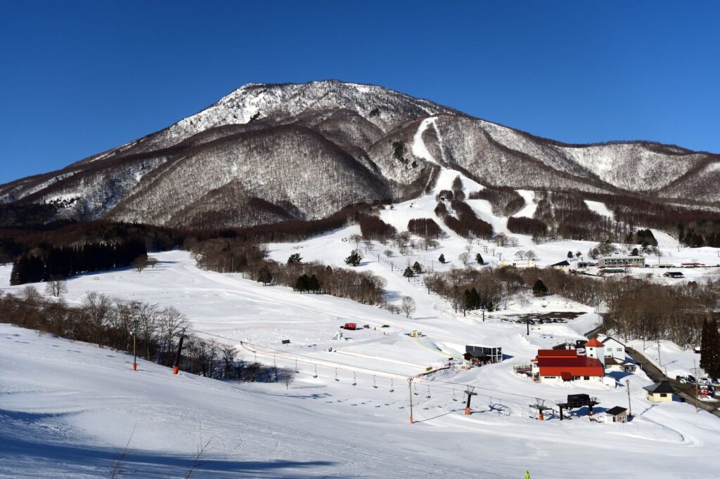 kurohime kogen ski resort aerial view